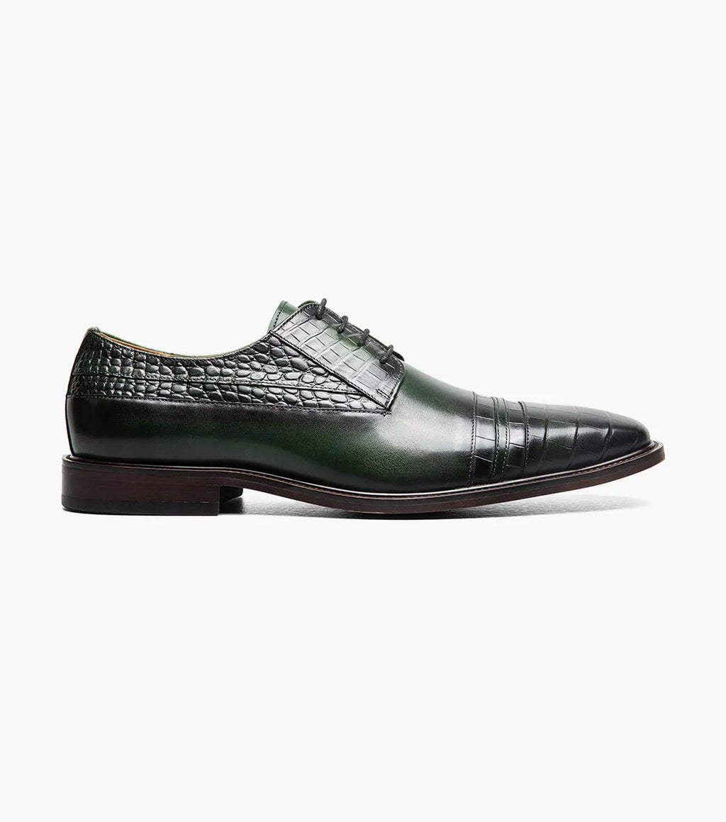 Stacy Adams Martino Cap Toe Oxford Leather Green 25833-300