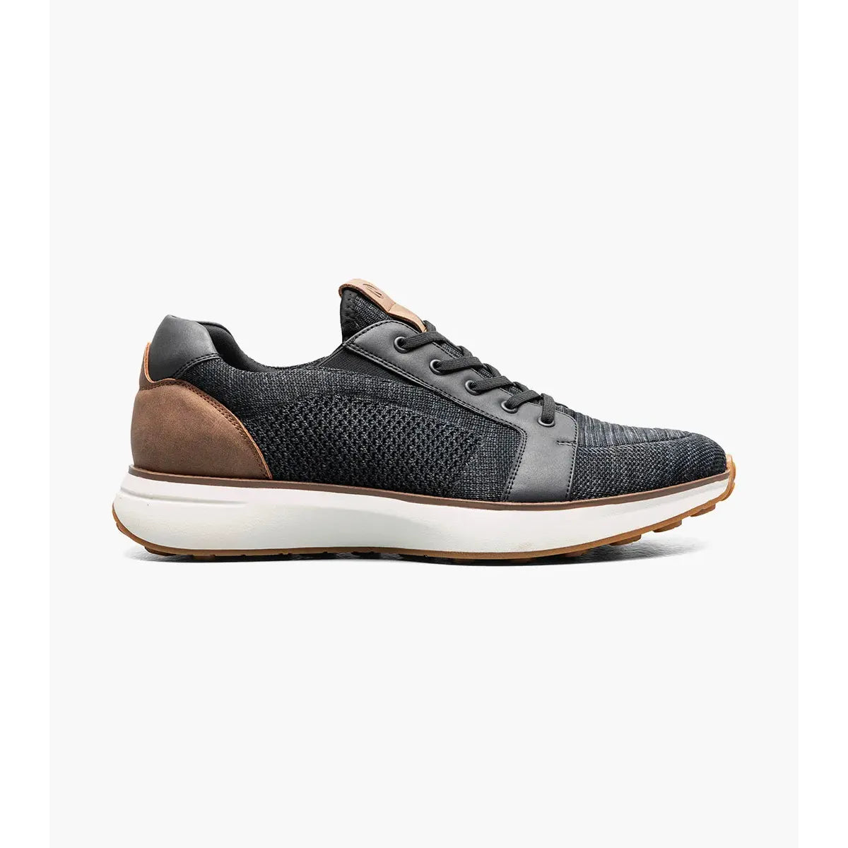 Nunn Bush KORE Swift Knit Lace Up Toe Sneaker Lightweight Black Multi 85156-009