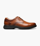Nunn Bush KORE Pro Plain Toe Oxford Work Shoes Cognac 84942-221