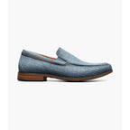 Stacy Adams Ridgely Moc Toe Slip On Casual Shoes Navy 25758-410