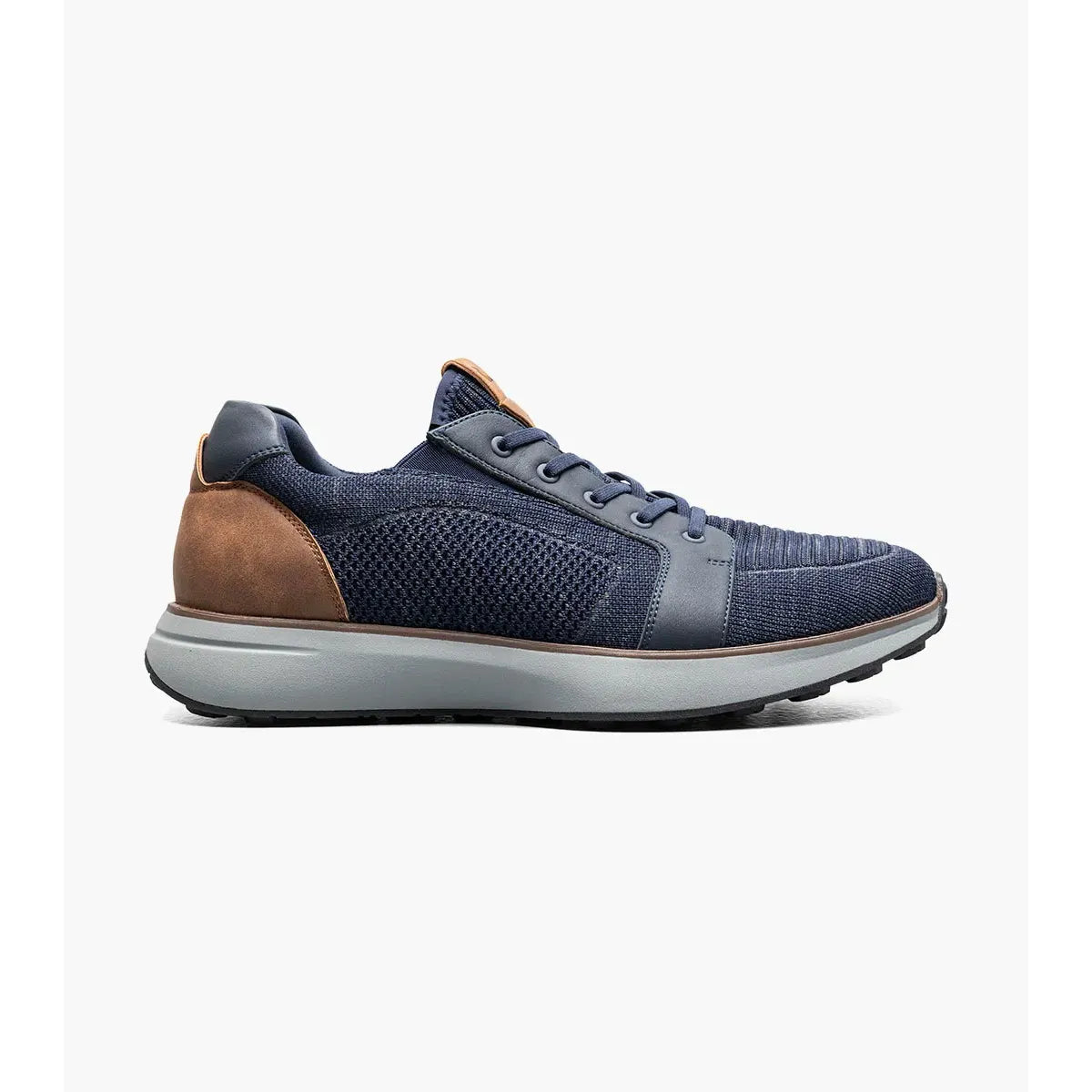 Nunn Bush KORE Swift Knit Lace Up Toe Sneaker Lightweight Navy Multi 85156-492