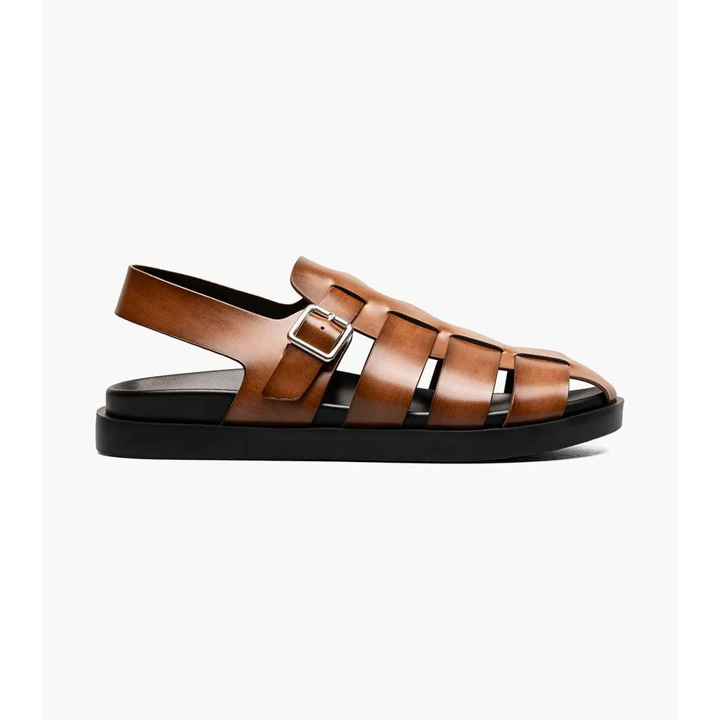 Stacy Adams Montego Slingback Buckle Sandal cognac 25659-221