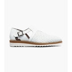 Stacy Adams Alvarado Woven City Sandal Comfortable White 25769-100
