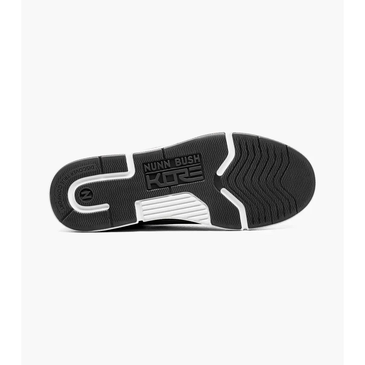 Nunn Bush KORE City Rally Mesh Moc Toe Slip On Walking Shoes Black 85159-009