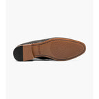 Stacy Adams Winden Moc Toe Perf Slip On Shoes oversized Black 25645-001