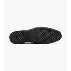 Stacy Adams Richmont Moc Toe Bit Slip On Shoes Black Tumbled 21567-007
