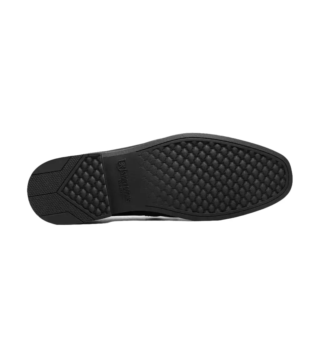 Stacy Adams Richardson Moc Toe Bit Slip On Shoes Black 25746-001