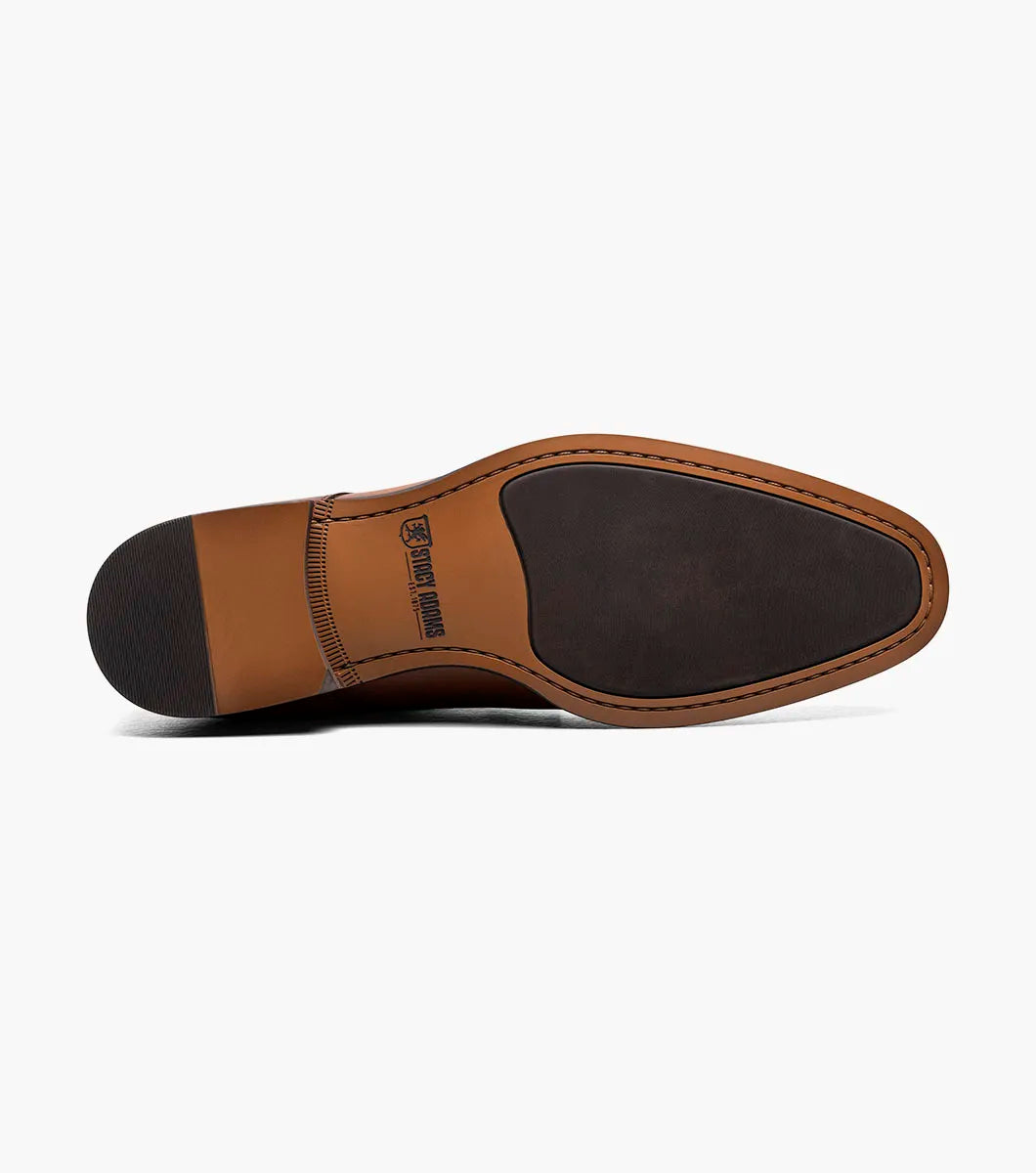 Stacy Adams Kaius Plain Toe Double Monk Strap Boot Black 25733-221