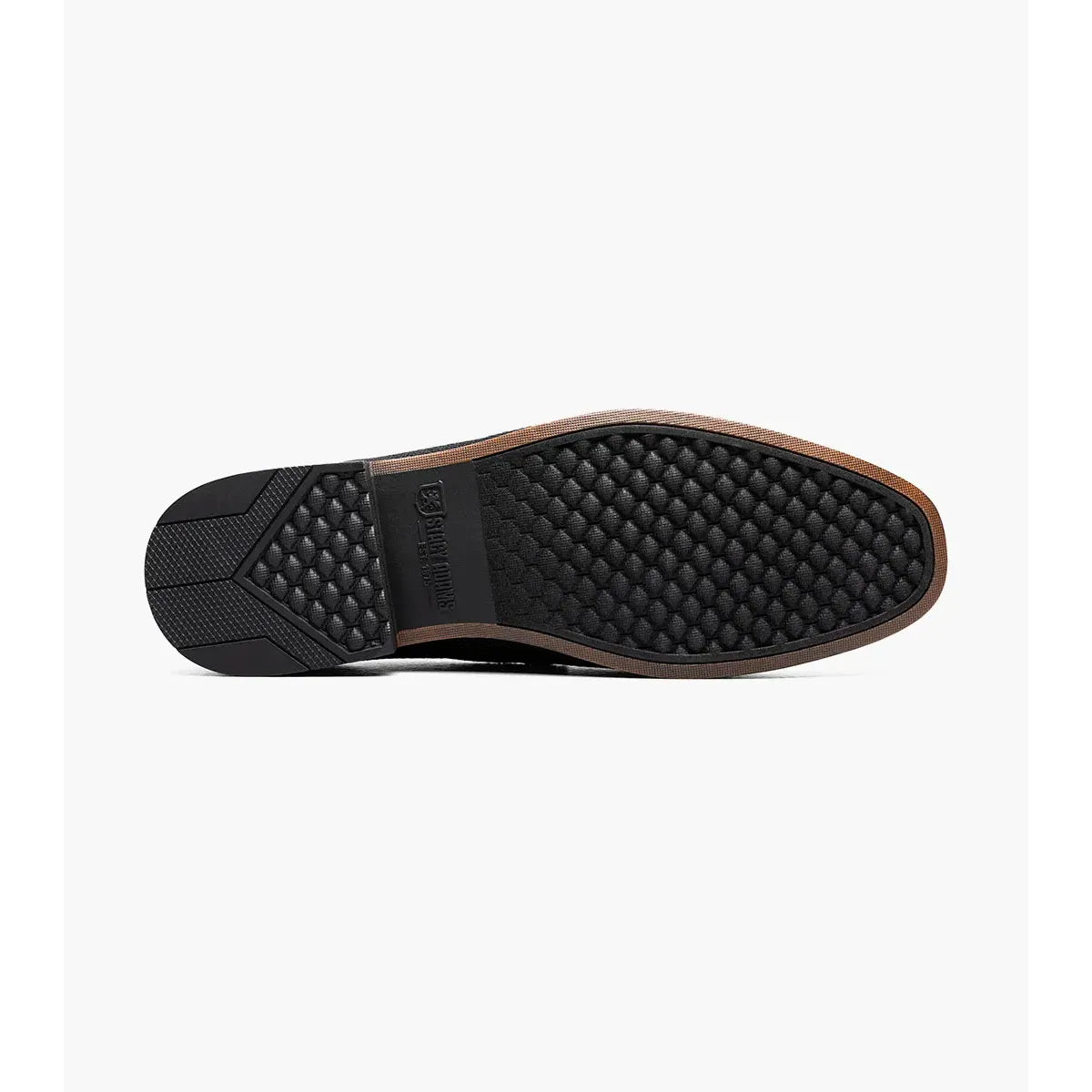 Stacy Adams Ridgely Moc Toe Slip On Casual Shoes Charcoal 25758-013