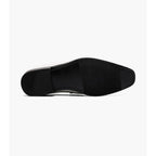 Stacy Adams Spratley Moc Toe Saddle Slip On Dress Shoes Ivory 25686-101