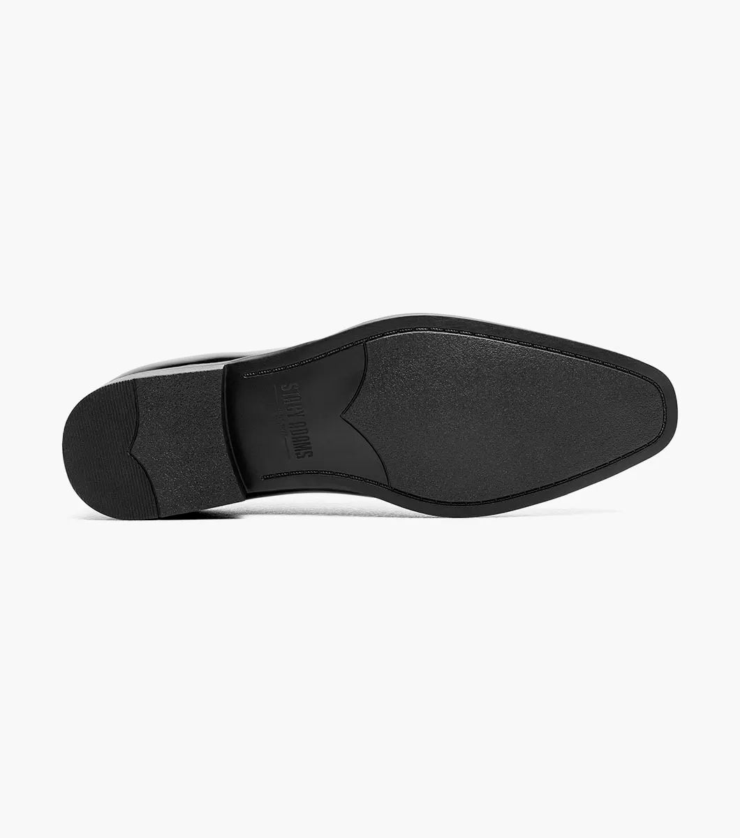 Stacy Adams Stuart Folded Vamp Balmoral Oxford Black 25794-001