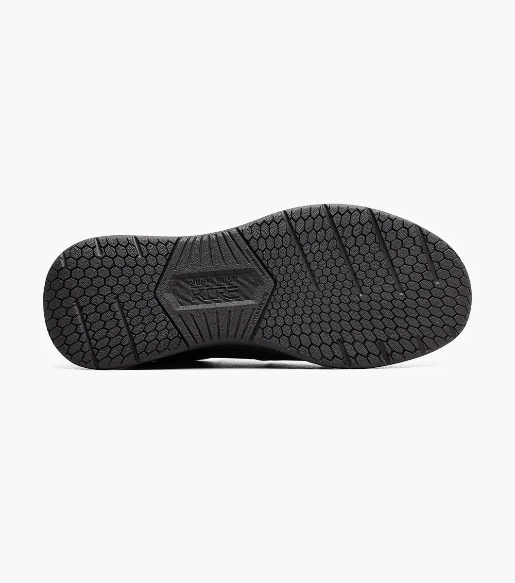 Nunn Bush KORE Taz EZ Hands-Free Moc Toe Slip-On Black 85192-001