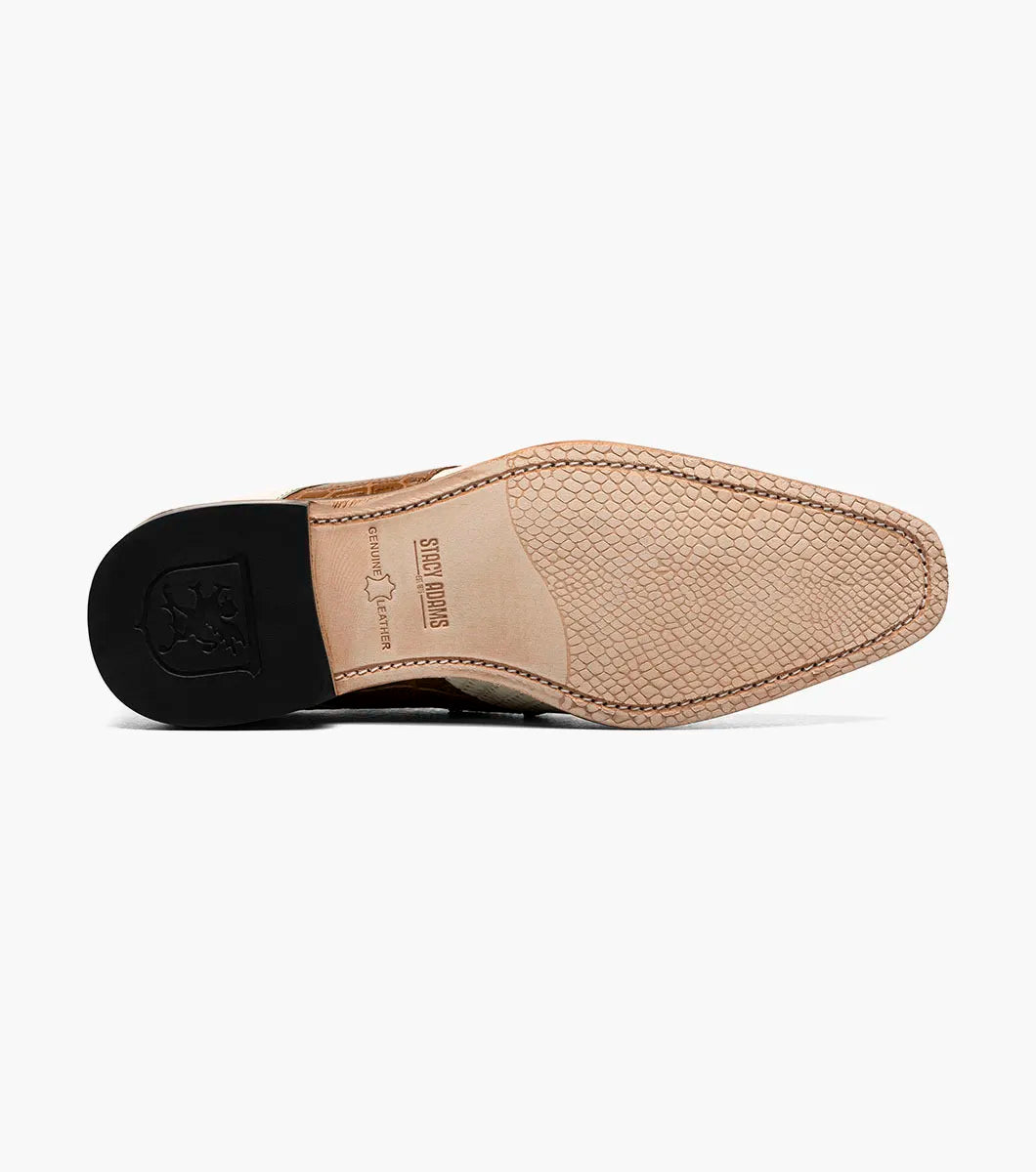 Stacy Adams Tristano Modified Bike Toe Oxford Shoes Tan Multi 25694-238