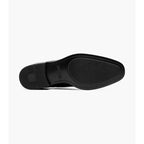 Stacy Adams Lockwood Wingtip Ornament Slip On Dress Shoes Black 25767-001