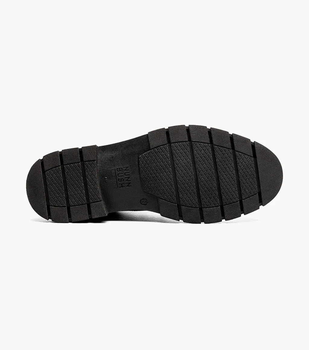 Nunn Bush Briggs Plain Toe Chukka Boot Black Waxy 85177-010