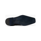 Stacy Adams Plaza Modified Cap Toe Oxford Shoes Leather Black Gray 25608-975
