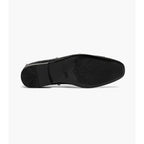 Stacy Adams Spangle Rhinestone Slip On Shoes Black and Silver 25699-042