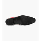 Stacy Adams Spratley Moc Toe Saddle Slip On Dress Shoes Red 25686-600