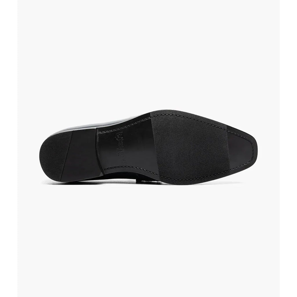 Stacy Adams Spratley Moc Toe Saddle Slip On Dress Shoes Navy 25686-410