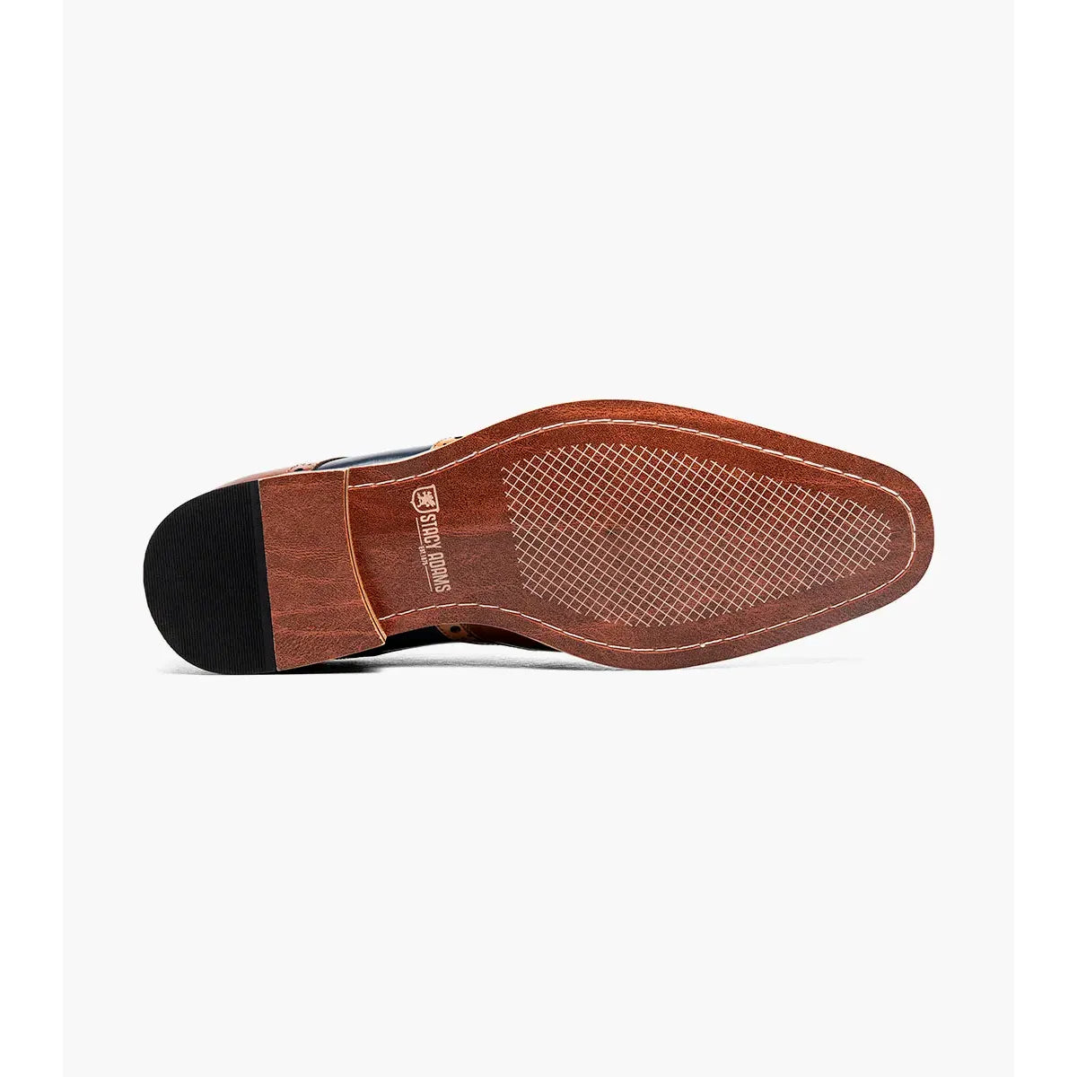 Stacy Adams Tindall Wingtip Oxford Men's Shoes 25832-229 Cognac Multi