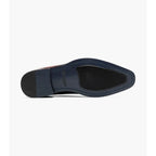 Stacy Adams Shaffer Plain Toe Oxford Shoes Calf Leather Navy Multi 25763-492