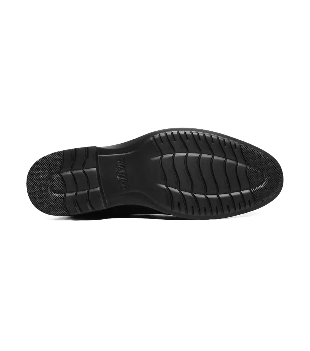 Stacy Adams Thompson Plain Toe Elastic Lace Boot Black 25730-001