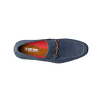 Stacy Adams Richardson Moc Toe Bit Slip On Shoes Navy 25746-410