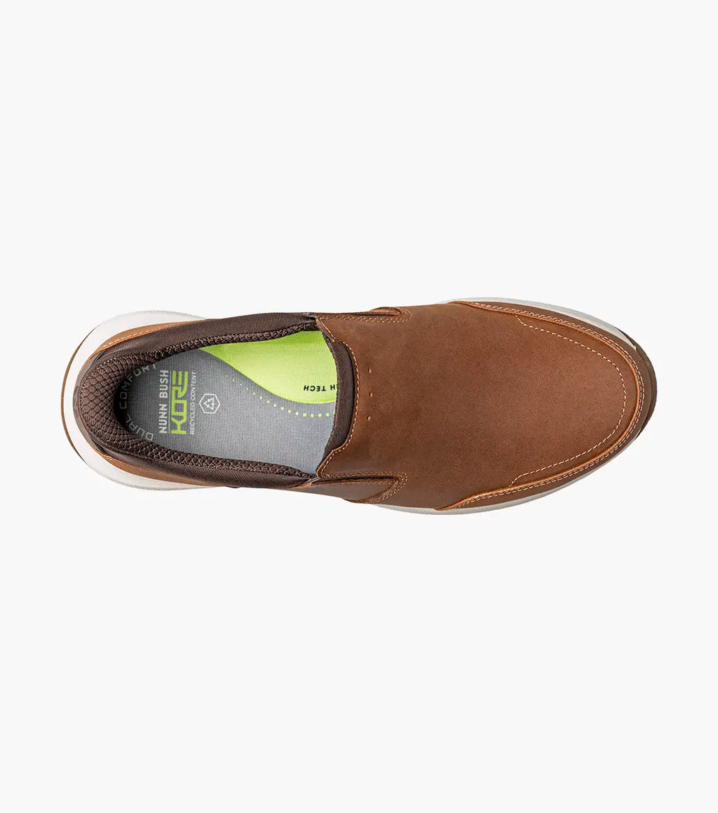 Nunn Bush KORE Taz EZ Hands-Free Moc Toe Slip-On Tan Multi 85192-238