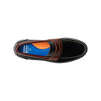 Nunn Bush Odin II Moc Toe Penny Loafer Shoes Black Multi 85154-009