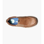 Nunn Bush Conway Moc Toe Slip On Walking Shoes Dark Tan 84846-240