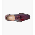 Stacy Adams Palmento Modified CapToe Oxford Dress Shoes Burgundy Multi 25740-641