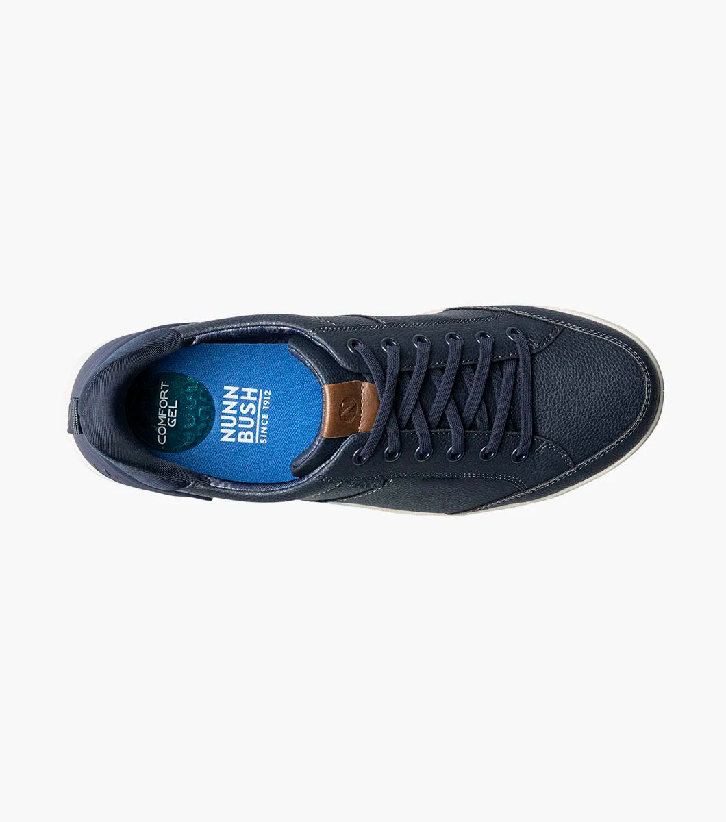 Nunn Bush KORE City Walk EZ Lace To Toe Oxford Sneaker Navy Multi 85152-492