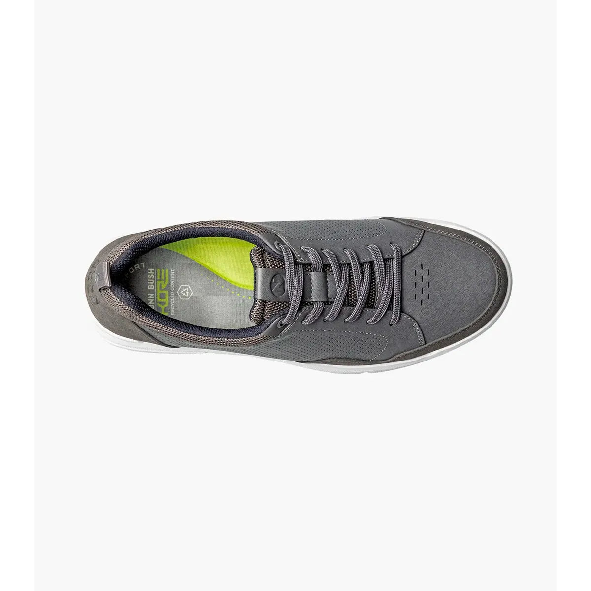 Nunn Bush KORE City Rally Lace To Toe Dress Sneaker Gray Multi 85158-062