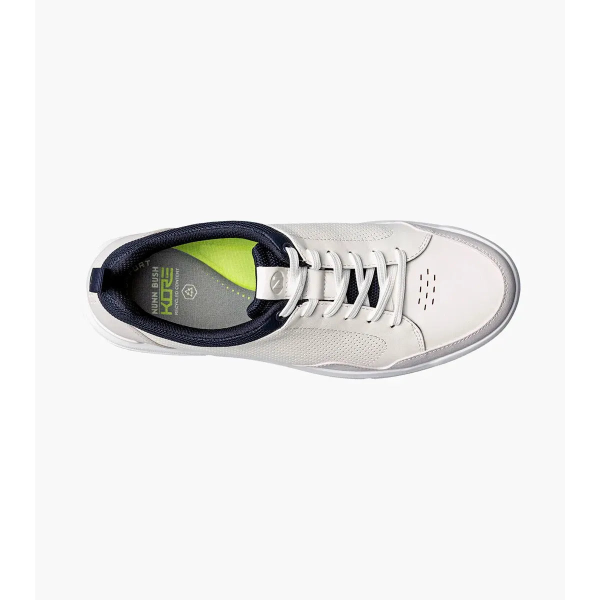 Nunn Bush KORE City Rally Lace To Toe Dress Sneaker White Multi 85158-110