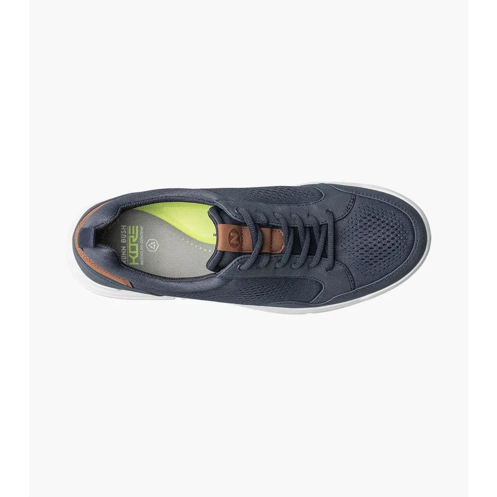 Nunn Bush KORE City Rally Mesh Moc Toe Sneaker Navy Multi 85157-492