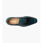Stacy Adams Hallquist Plain Toe Oxford Shoes Leather Turquoise 25742-440