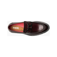 Stacy Adams Hale Moc Toe Bit Slip On Walking Shoes Burgundy 25678-646