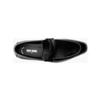 Stacy Adams Spratley Moc Toe Saddle Slip On Dress Shoes Black 25686-001