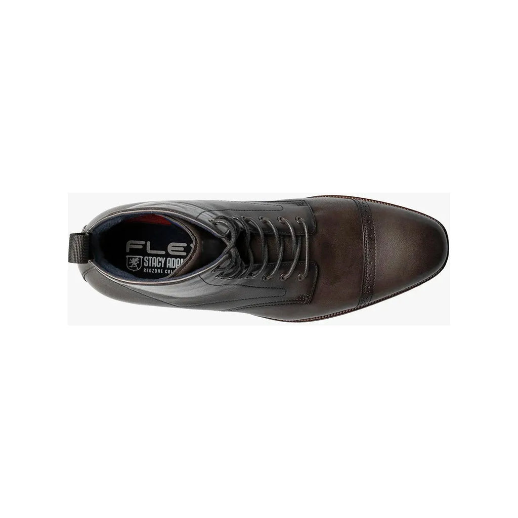 Stacy Adams Henry Cap Toe Lace Up Boot Leather Gray 25718-020