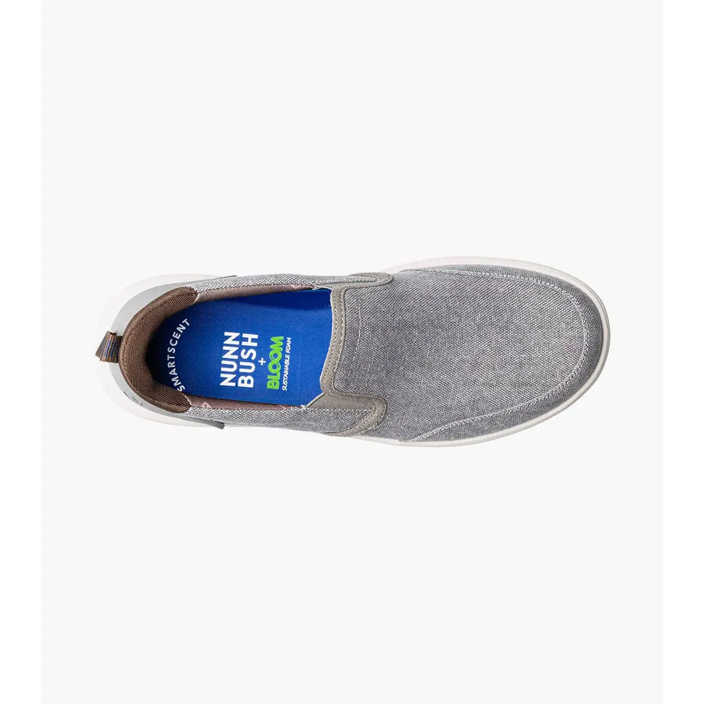 Nunn Bush Brew City EZ Hands Free Canvas Moc Toe Slip On Gray Multi 85165-062