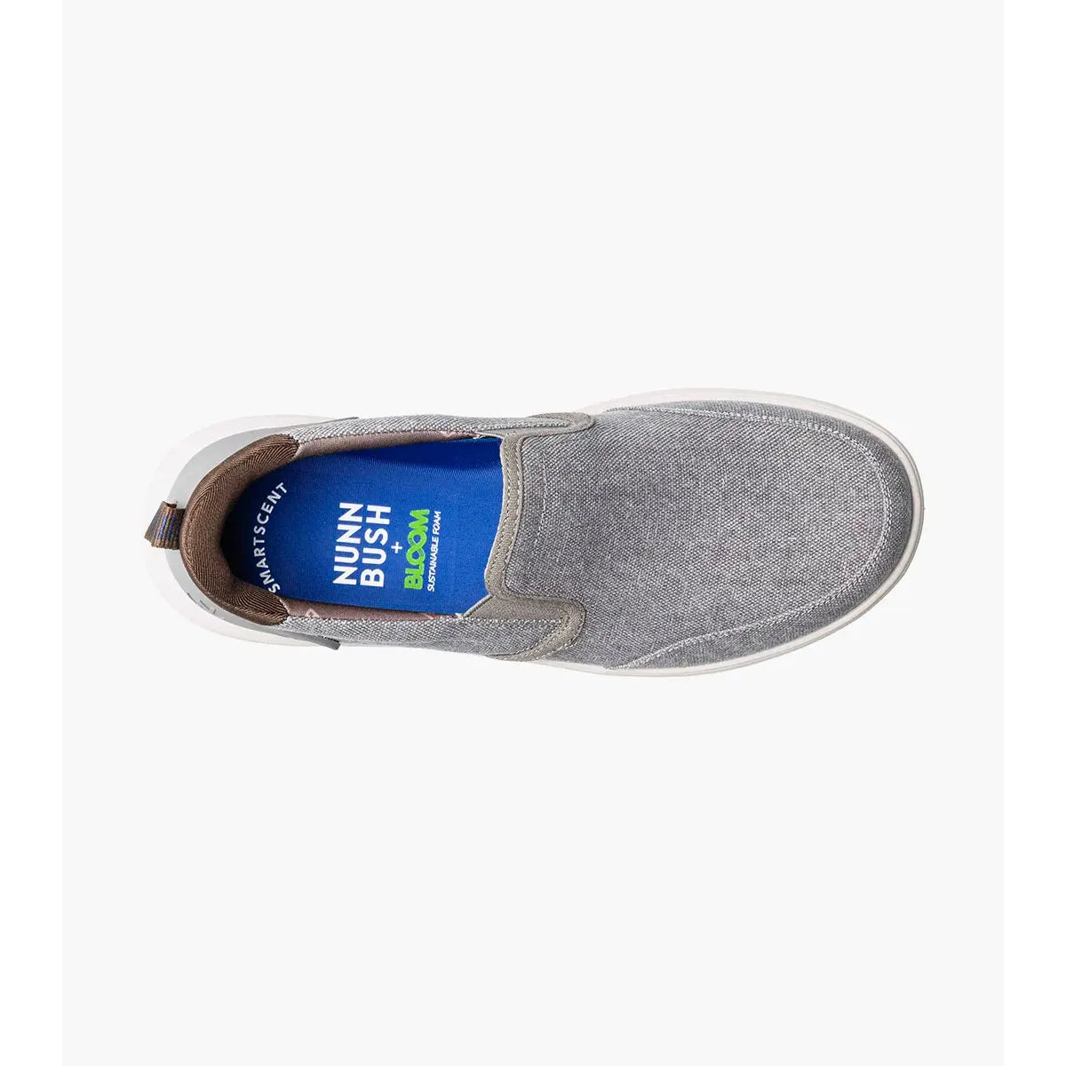 Nunn Bush Brew City EZ Hands Free Canvas Moc Toe Slip On Gray Multi 85165-062