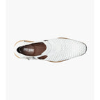 Stacy Adams Alvarado Woven City Sandal Comfortable White 25769-100