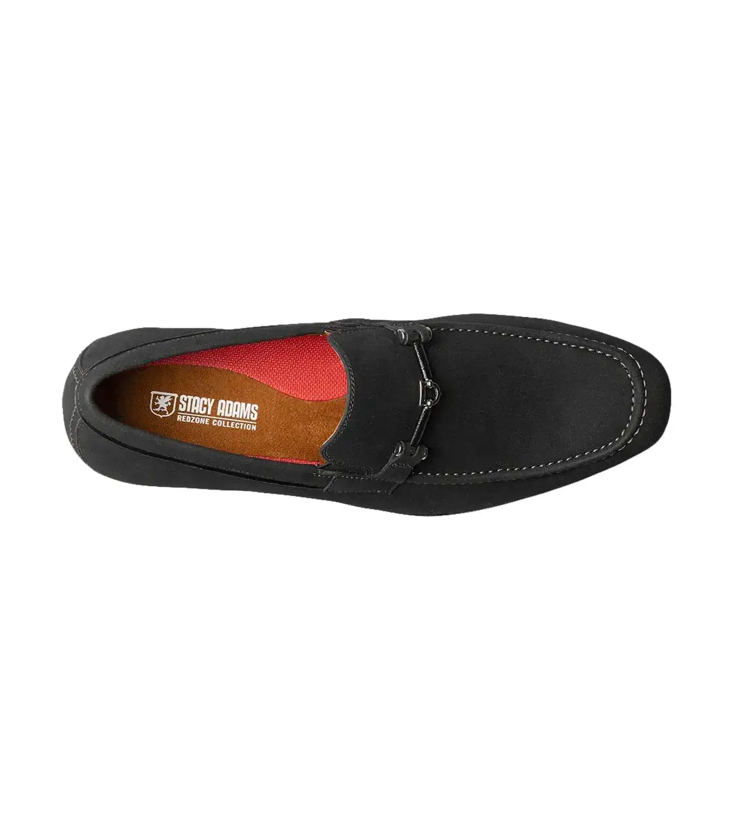 Stacy Adams Richardson Moc Toe Bit Slip On Shoes Black 25746-001