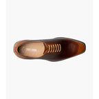 Stacy Adams Hallquist Plain Toe Oxford Shoes Leather Toffee 25742-235