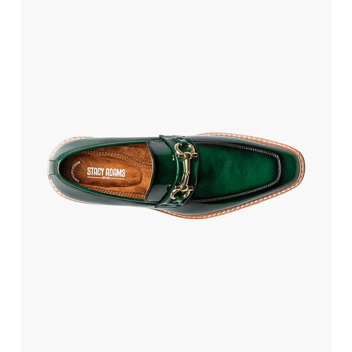 Stacy Adams Carabello Moc Toe Bit Slip On Green 25804-300