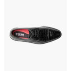 Stacy Adams Fiorentino Cap Toe Oxford Print Leather 25814-001 Black