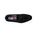 Stacy Adams Burke Moc Toe Saddle Slip On Dressy Shoes Black Suede 25676-008