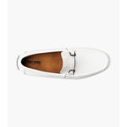 Stacy Adams Colton Moc Toe Bit Slip On Shoes White 25760-100