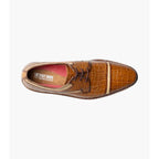 Stacy Adams Fiorentino Cap Toe Oxford Print Leather 25814-238 Tan Multi
