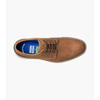 Nunn Bush Chase Casual Plain Toe Oxford Shoes Soft Sole Cognac 85093-229